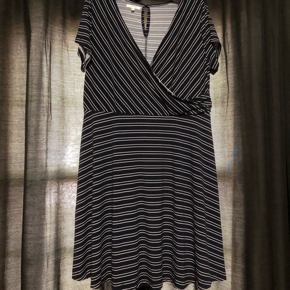 Maurices navy wrap dress